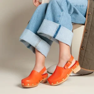 Women Charlotte Stone Jona In Tangerine Flower