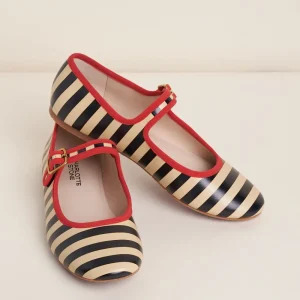 Women Charlotte Stone Raleigh In Black Stripe